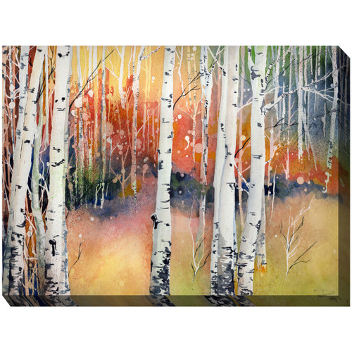 Aspen Grove Indoor/Outdoor Canvas Art