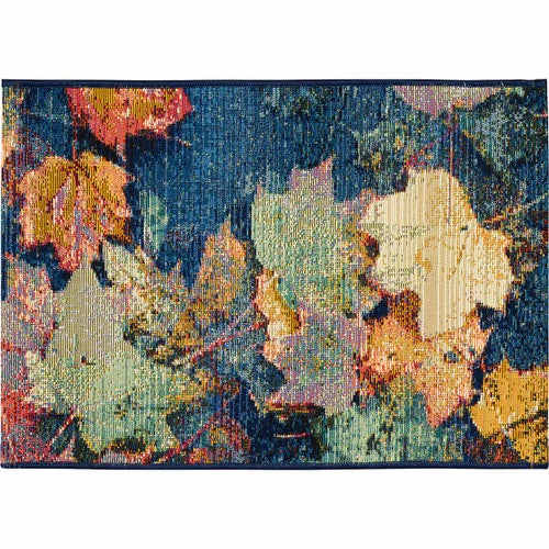 Fall Forest Leaves Scatter Rugs
