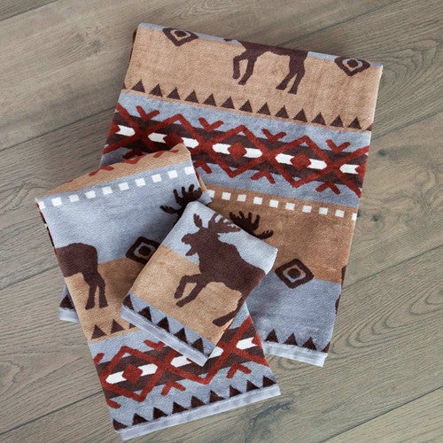 Moose Wanderer Hand Towel