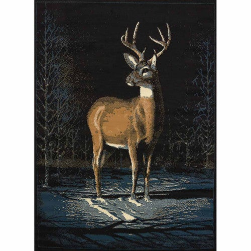 Midnight Buck Rug