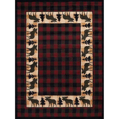 Moose Plaid Rug - OUT OF STOCK UNTIL 07/15/2026