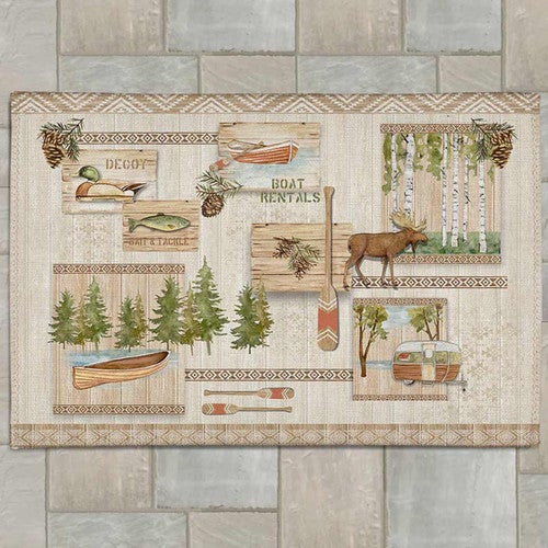 Lake Vacation Outdoor Rug - 5 x 7 Lake Vacation Outdoor Rug - 5 x 7