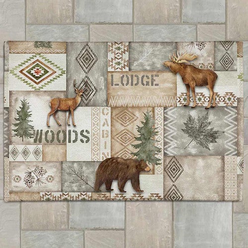Ridge Patches Outdoor Rug - 5 x 7