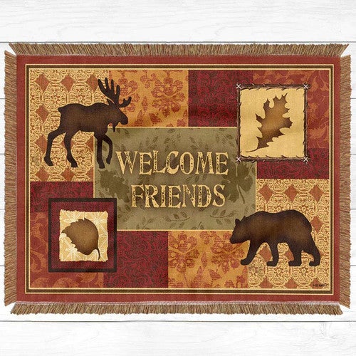 Woodland Friends Throw Blanket - Small