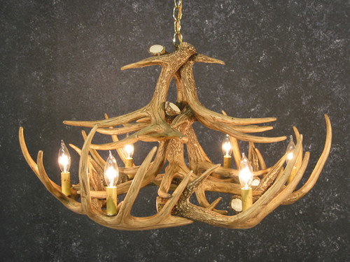 Whitetail 12 Antler Chandelier - SALE