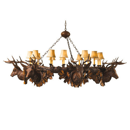 Aspen Stag Deer Chandelier