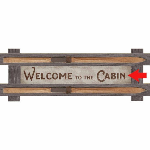 Cabin Personalized Wood Sign - Light Background