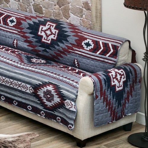 Crimson Diamond Loveseat Cover - CLEARANCE