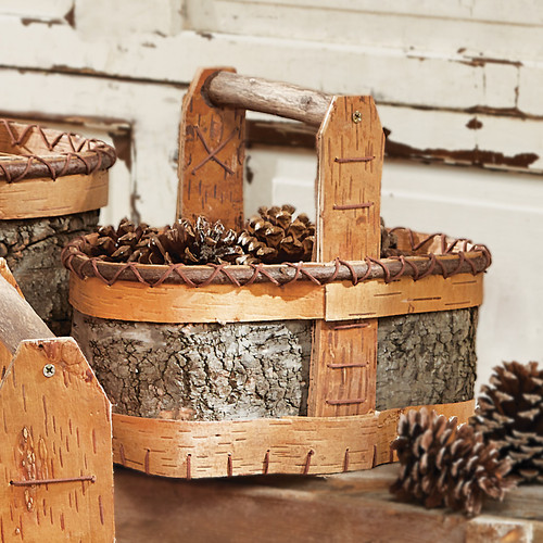 Authentic Birch Basket - Small