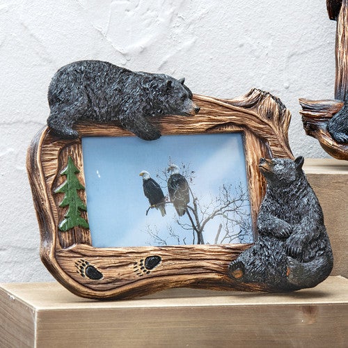 Black Bear Cubs Photo Frame