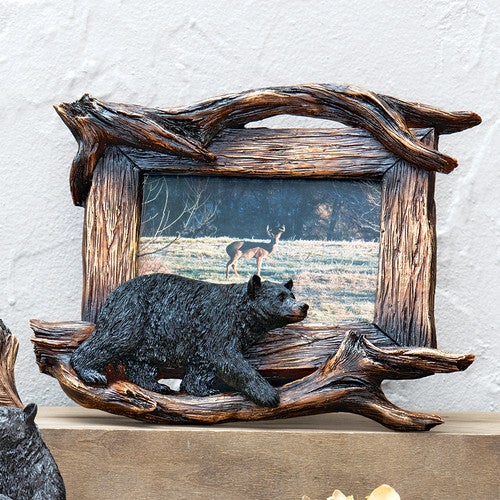 Black Bear Branches Photo Frame - CLEARANCE