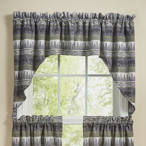Bear Gulch Forest Swag Valance