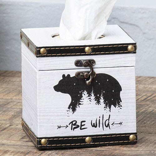Wild Bear Tissue Box