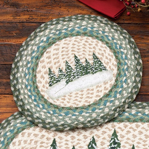 Winter Grove Round Placemat