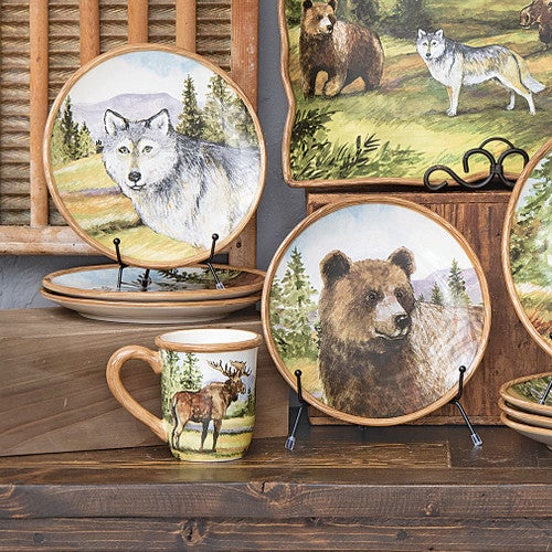Mountain Spring Wilderness Dessert Plates - Set of 4