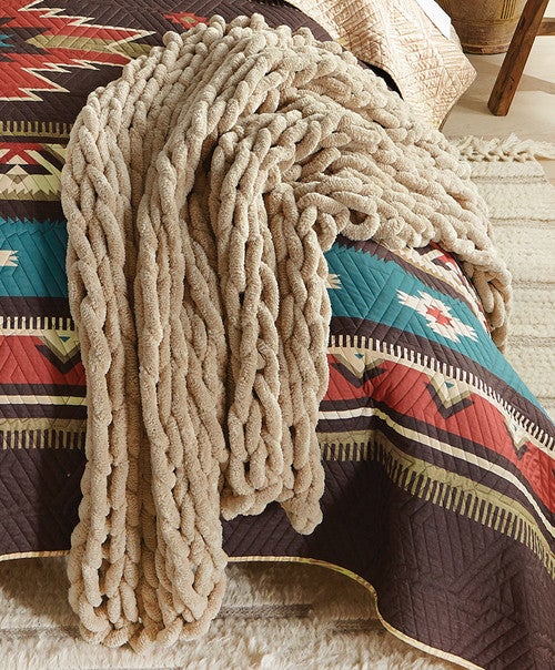 Mink Chenille Throw