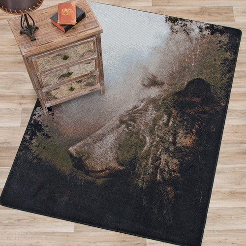 Misty Bear Rug - 4 x 5