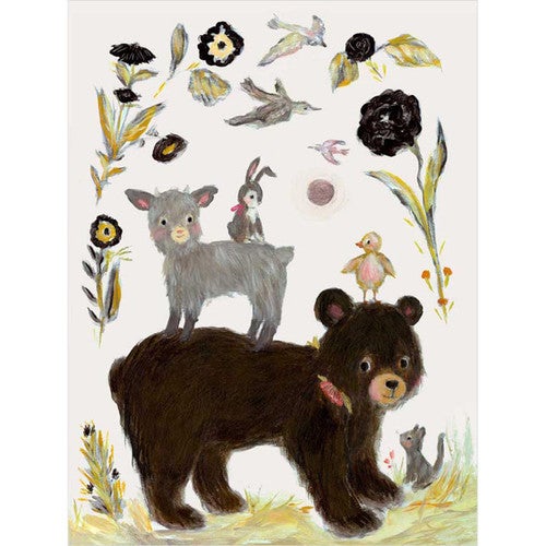 Cub & Friends Canvas Wall Art