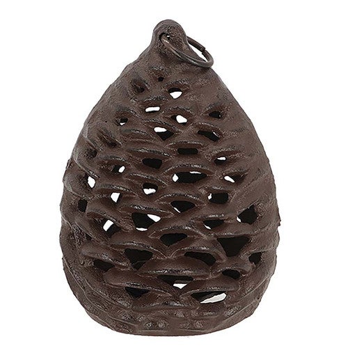 Iron Pinecone Votive Lantern - Large