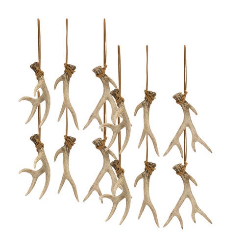 Antler Delight Ornaments - Set of 12