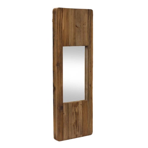 Wood Panel Wall Mirror - Small