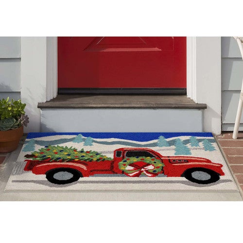 Holiday Winter Drive Indoor/Outdoor Rug - 3 x 4