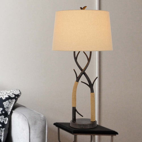Metal Branch Table Lamp