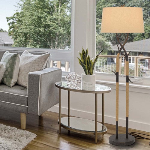Metal Branch Floor Lamp