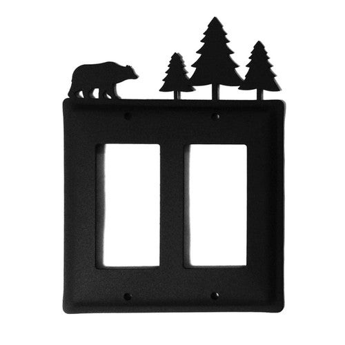 Bear & Pines Double GFI Cover