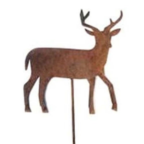 Rustic Deer Garden Stake