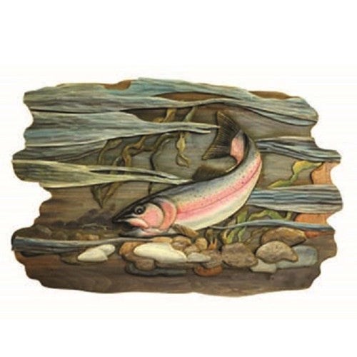 Vibrant Swimming Trout Wall Art