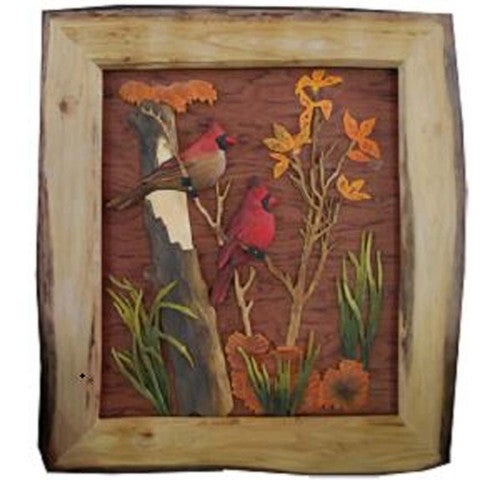 Framed American Cardinals Wall Art