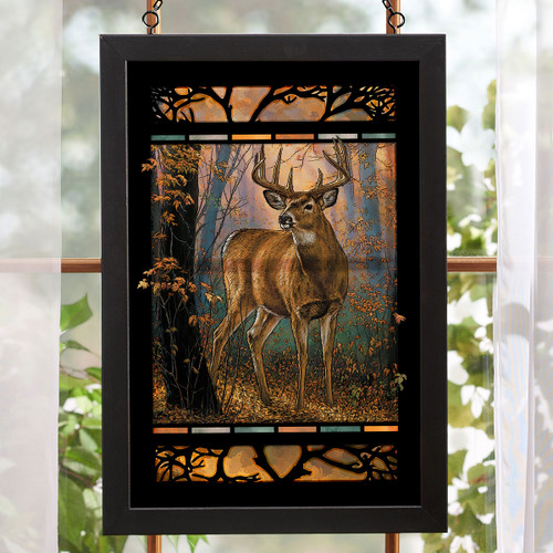 Autumn Mist Stained Glass Art
