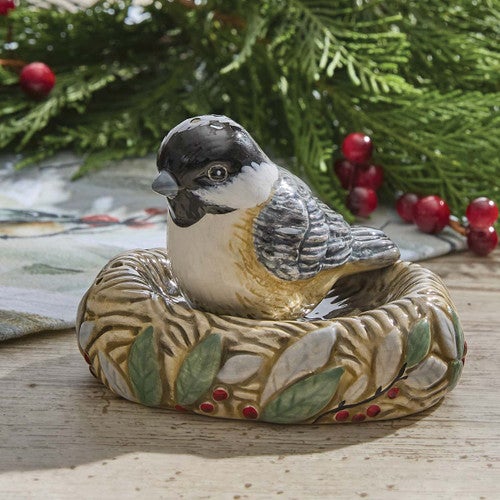 Wintry Bird Salt & Pepper Set