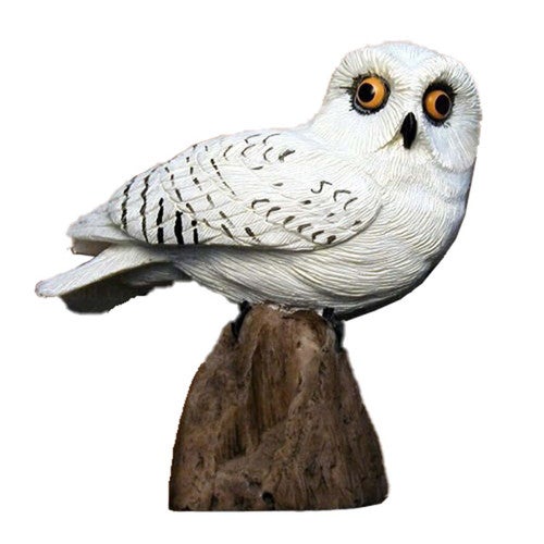 Great White Owl Table Sculpture