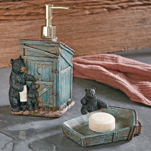 Bear Time Outhouse Bath Accessories