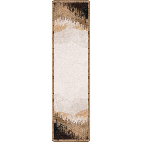 Mountain Crest Rust Rug - 2 x 8