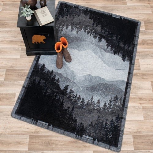 Mountain Crest Gray Rug - 5 x 8