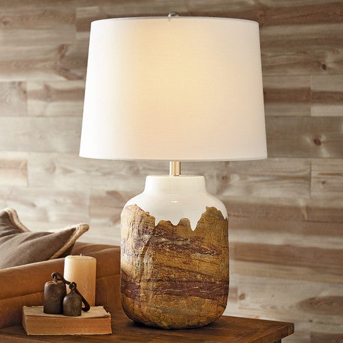 Ridgeline Ceramic Table Lamp - SALE