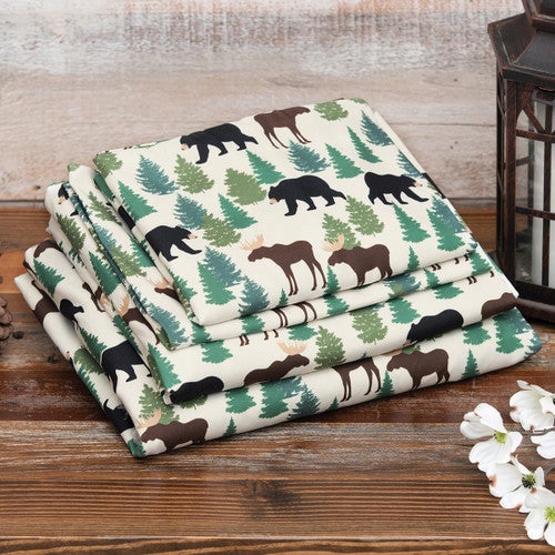 Bear & Moose Journey Sheet Set - Full - CLEARANCE
