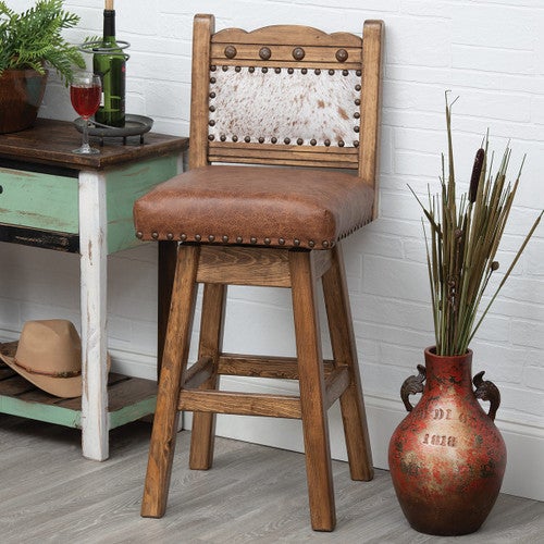 Sedona Cowhide Barstool