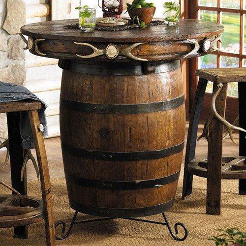 Antler & Barrel Pub Table