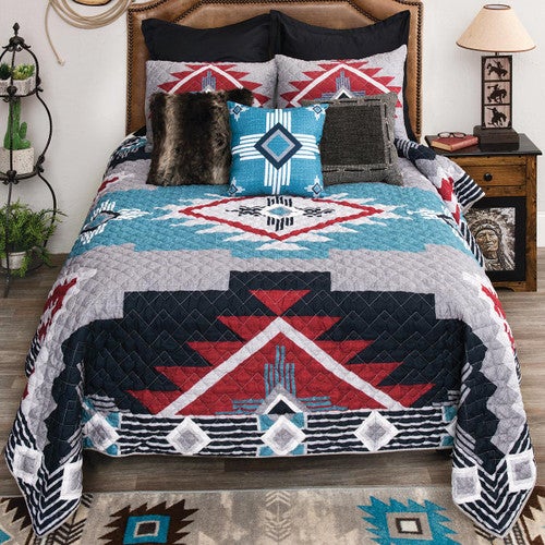 Sky Dancer Quilt Bed Set - Queen - CLEARANCE