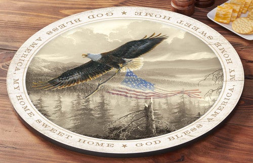 American Eagle Lazy Susan Turntable