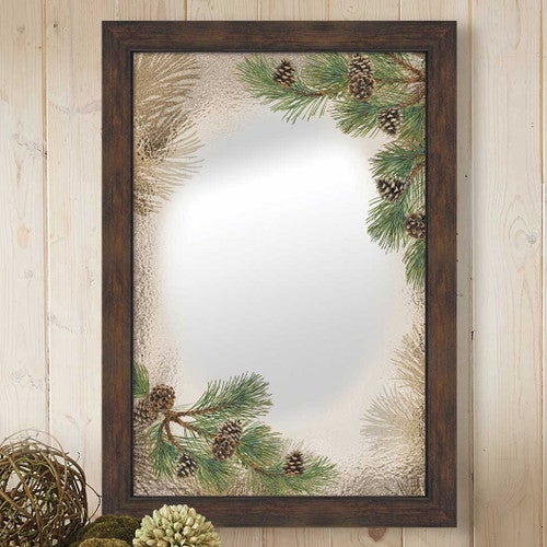 Pine Reflections Wall Mirror