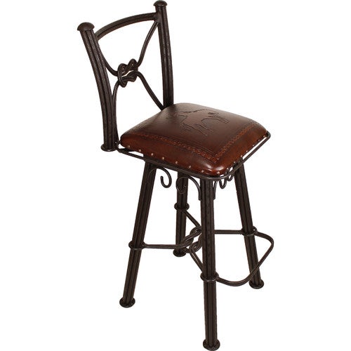 Coronado Swivel Counter Stool - Bronco Antique Brown