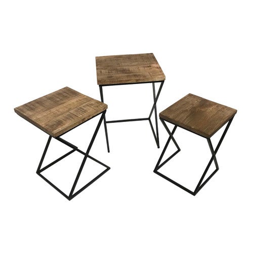 Riverside Square Nesting Tables - Set of 3
