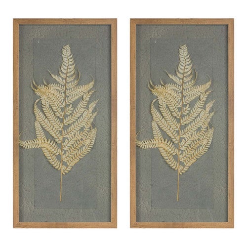 Fern Sprig Wall Art - Set of 2
