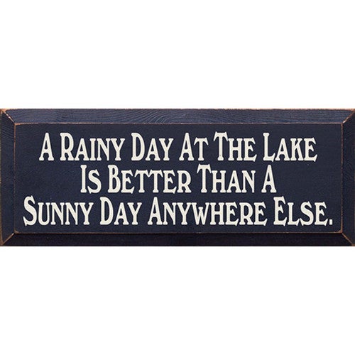 Lakeside Rainy Day Wall Art