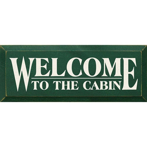 Rustic Cabin Welcome Wall Art